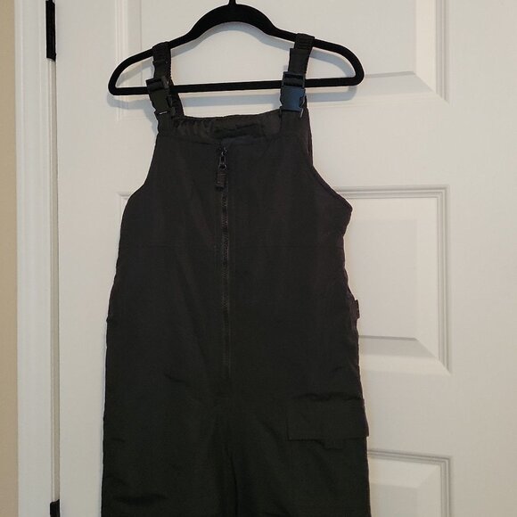 Boys or Girls Black Snow Bib Size 7 NWOT London Fog - Picture 1 of 5